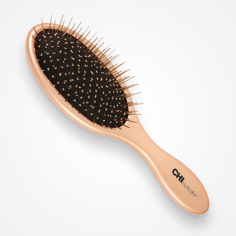 Luxury Metal Bristle Paddle Brush, , large image number null